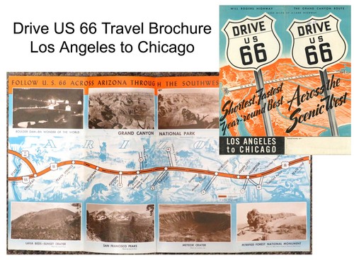 1950 drive route 66 - route,
