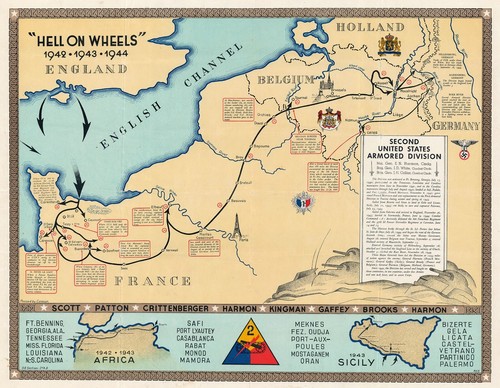 Hell wheels wwii route map - hell, on